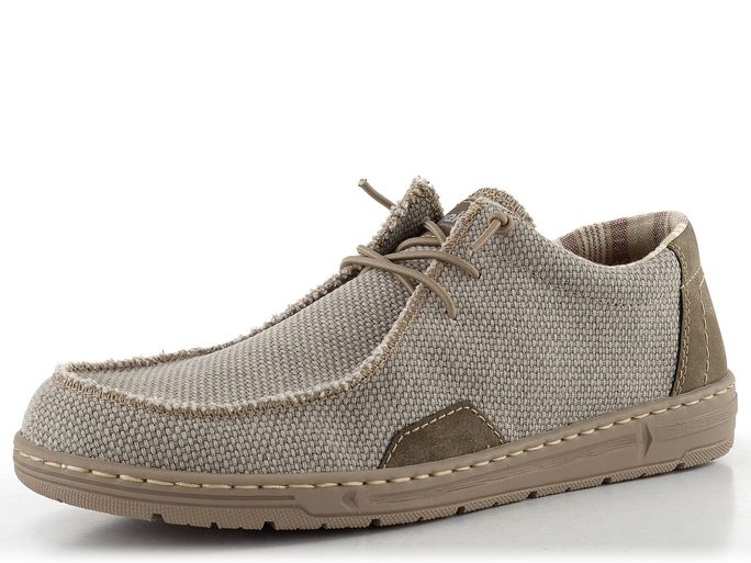 Rieker pánské šněrovací polobotky lehm/kaffee 08600-63