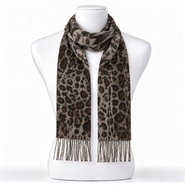 Fraas kašminkový šál s leopardím vzorem 625353-860