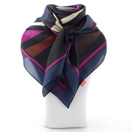 Högl hedvábný šátek multi/darkblue 0-152080-9935