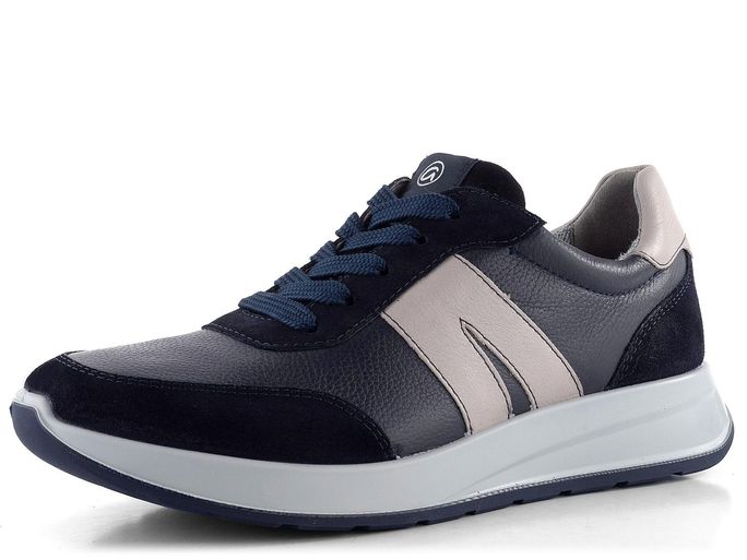 Ara širší pánské tenisky Matteo-Sport Blau/Pebble 11-28602-22