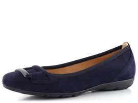 Gabor modré semišové baleríny 64.166.16