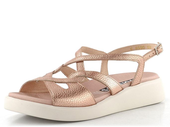 Wonders metalické sandály rame C-6550
