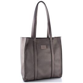 Gabor metalická shopper kabelka Elfie old silver 012032