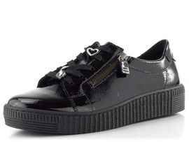 Gabor tenisky na platformě lakované černé 73.339.97