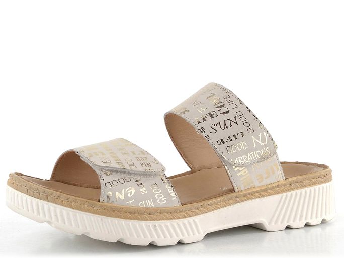 Ara dámské pantofle Capri Cream 12-39107-09