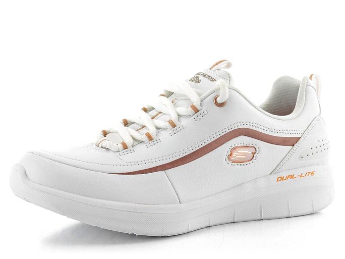 Skechers lehké bílé tenisky Synergy 12933