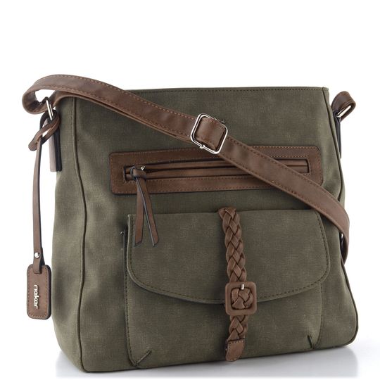 Rieker dámská crossbody kabelka khaki/brown H1340-54