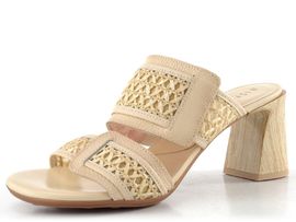 Hispanitas pantofle na podpatku Orquideas Panna/Butter RHV264747