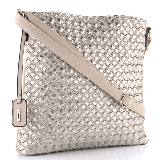 Rieker crossbody kabelka béžová/stříbrná H1033-61