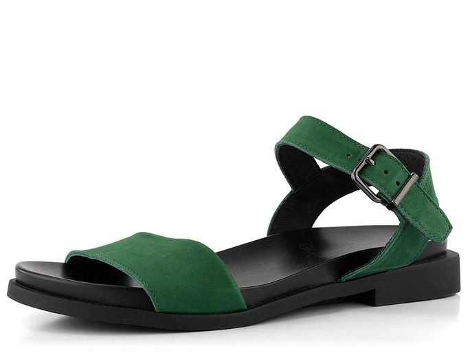 Arche zelené nubukové sandály Makusa