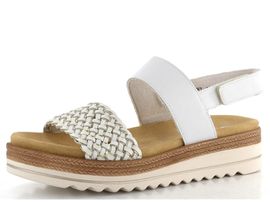 Remonte sandály na platformě Weiss/Gold D0Q56-80