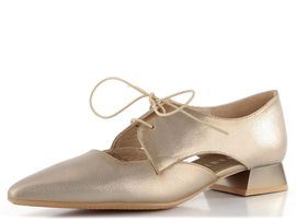 Hispanitas otevřené šněrovací polobotky na podpatku Cava HV253858