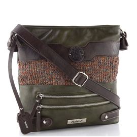 Rieker kombinovaná crossbody kabelka zelená H1346-35
