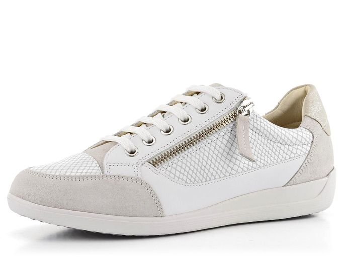 Geox polobotky se zipem off white Myria D6468A02241C1209