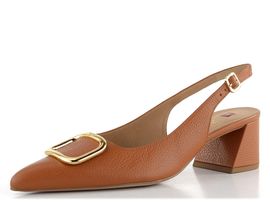 Högl lodičky s volnou patou Cognac  9-104623