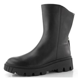 Gabor kotník na hrubé podešvi se zadním zipem černý 71.826.27