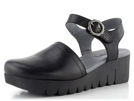 Fly London sandály na klínu black P145385000