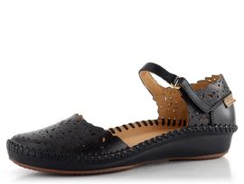 Pikolinos prořezávané baleríny s páskem Vallarta Black 655-0906
