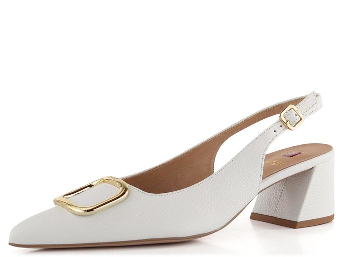 Högl lodičky s volnou patou Creme 9-104623