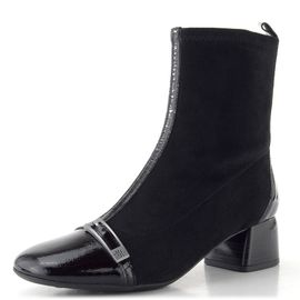 Hispanitas strečový kotník na podpatku Varsovia black HI265016